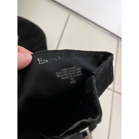 Enzo Angiolini Black Suede Boots - Picture 6 of 6